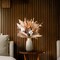 Fall Dried Flower Bouquet – Boho Fall Decor with Pampas Grass, Cotton, and Orange Bunny Tails – Autumn Floral Arrangement for Home, Mantel, or Vase – Fall Decorations for Home Indoor & Porch